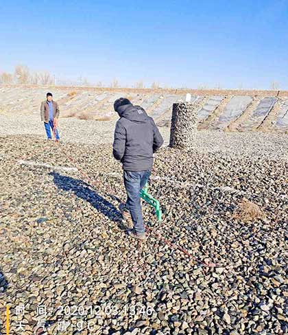 垃圾填埋場滲漏破損探測